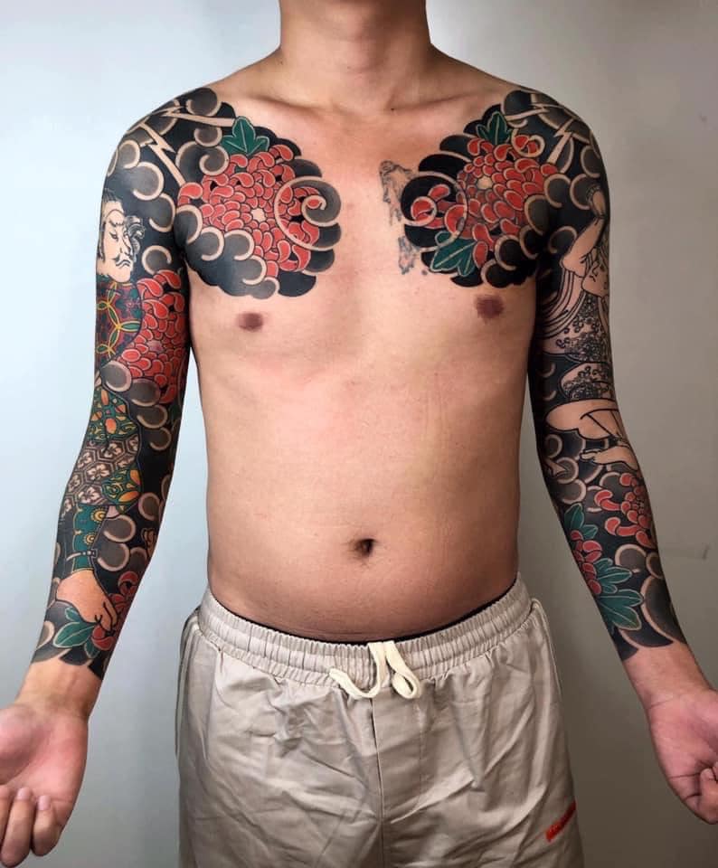 Rất Hay 300 mẫu Hình xăm nhật cổ đẹp  Ý nghĩa Tattoo nhật cổ