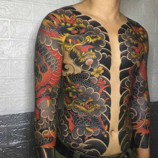 Tuyển chọn yakuza tattoo hình xăm nhật cổ full lưng đẹp và ấn tượng nhất  2024