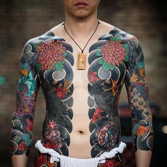 92 Hình xăm nhật cổ nửa người đẹp nhất  Tú tattoo ý tưởng trong 2023  hình  xăm nhật hình xăm xăm