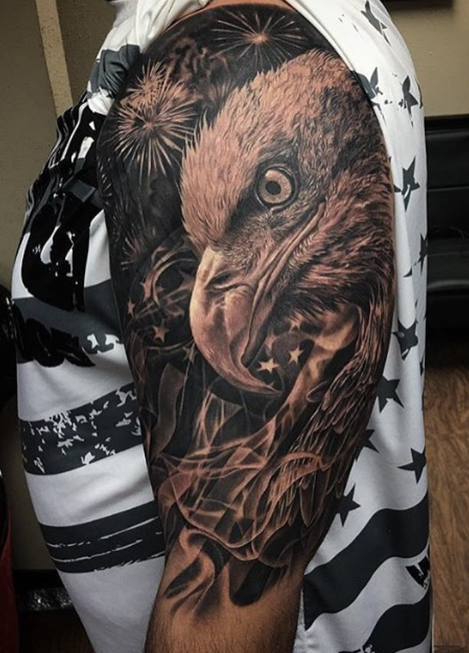Hình Tattoo đại bàng đáng sợ đẹp nhất