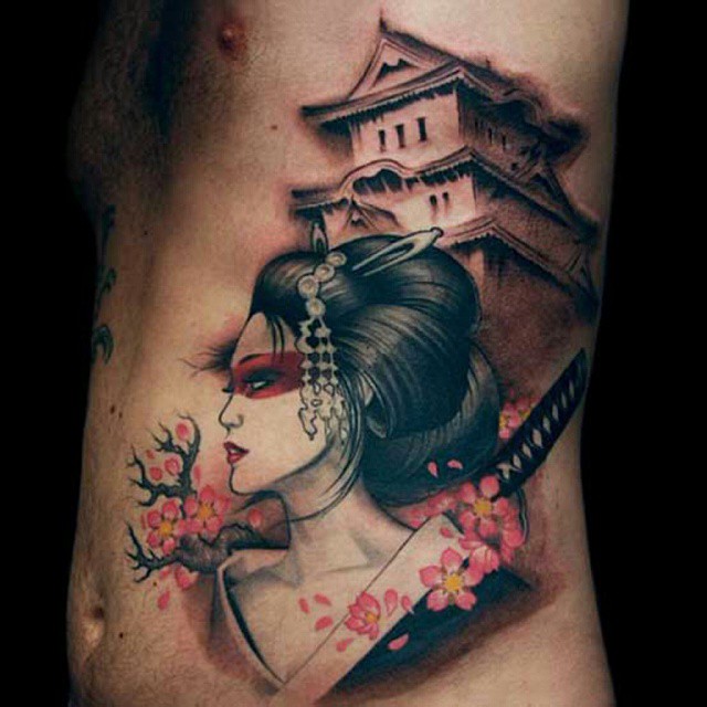 Hình xăm geisha