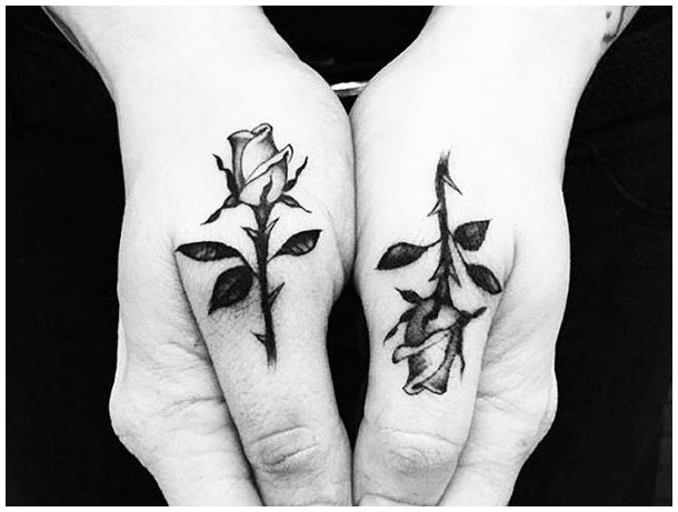 small-matching-tattoo-ideas-roses
