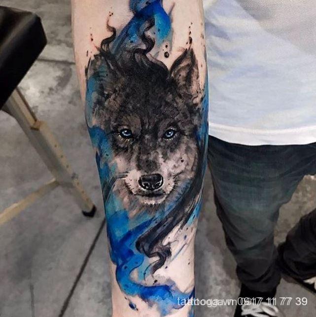 Tattoo sói màu  Thế Giới Tattoo  Xăm Hình Nghệ Thuật  Facebook